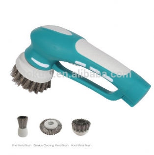 2016 stainless steel electric scrubber/ auto clean brush/ electric rotating cleaning brush