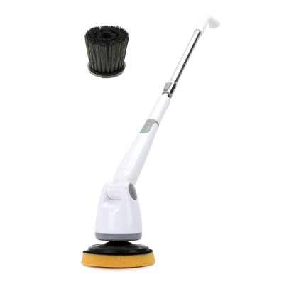 Multiple Functions Long Bristle Brush Handle Stick Cordless Spin Scrubber